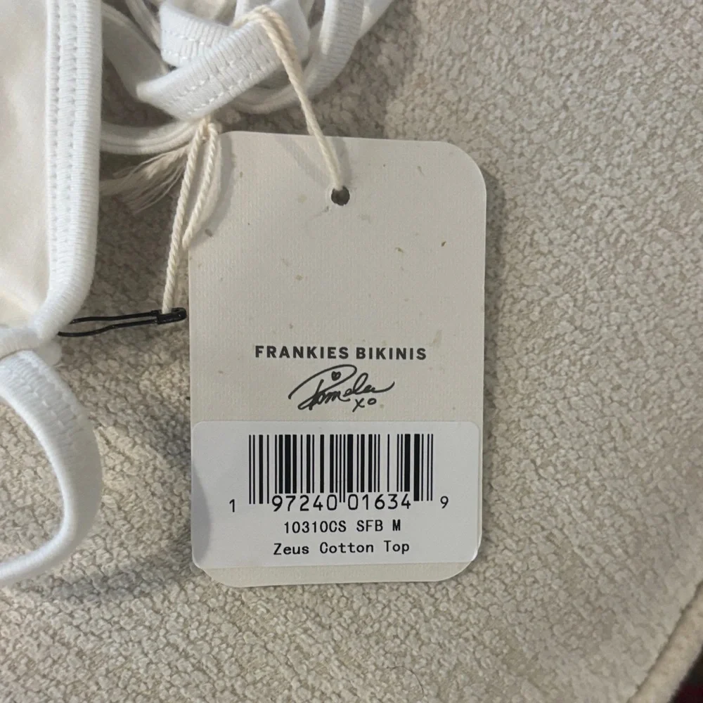 Frankie's Bikinis White Triangle Bikini